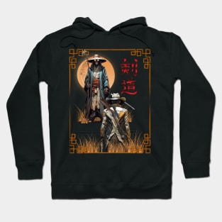 Robot Samurai Vs Cyborg Cowboy Hoodie